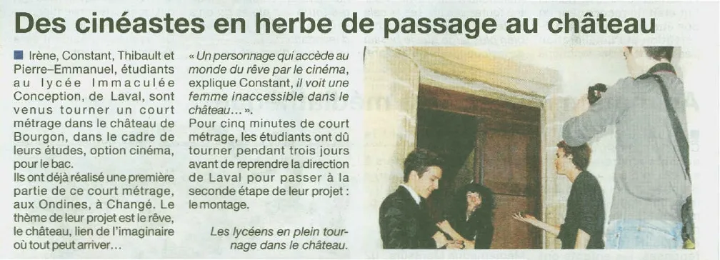CINÉASTES EN HERBE