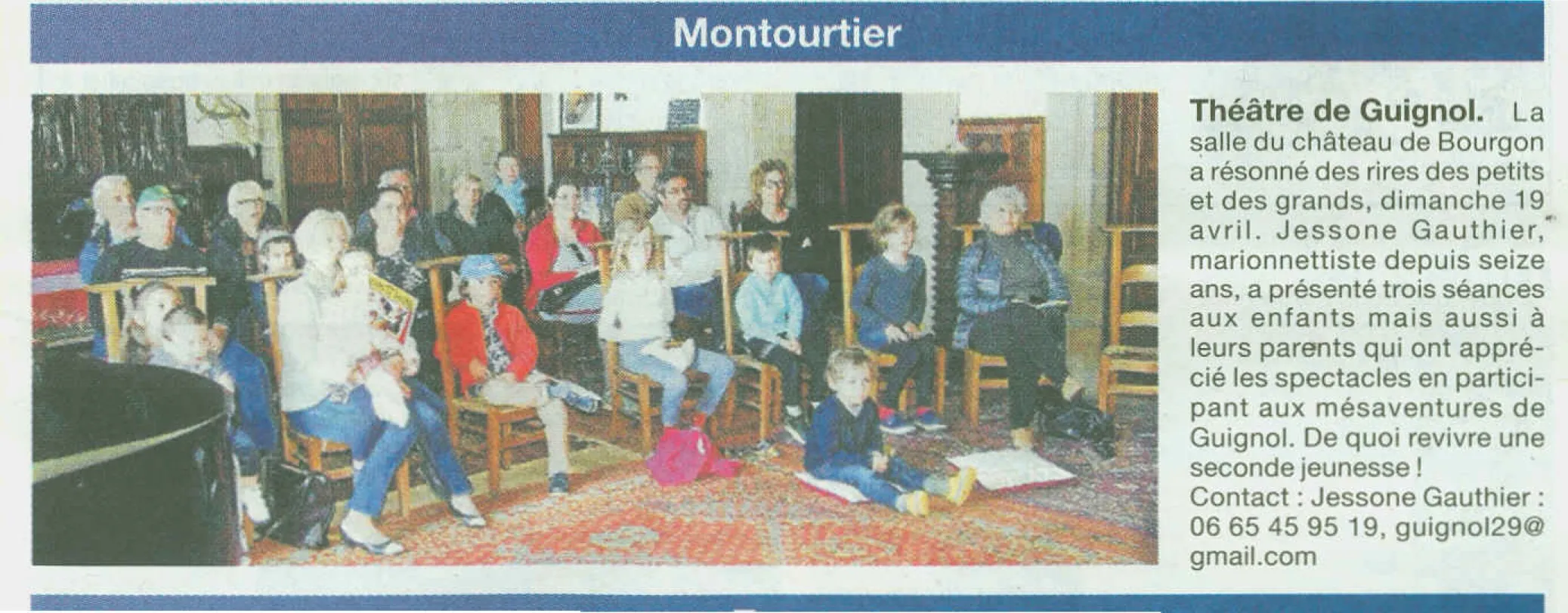 CDLM guignol au château de bourgon