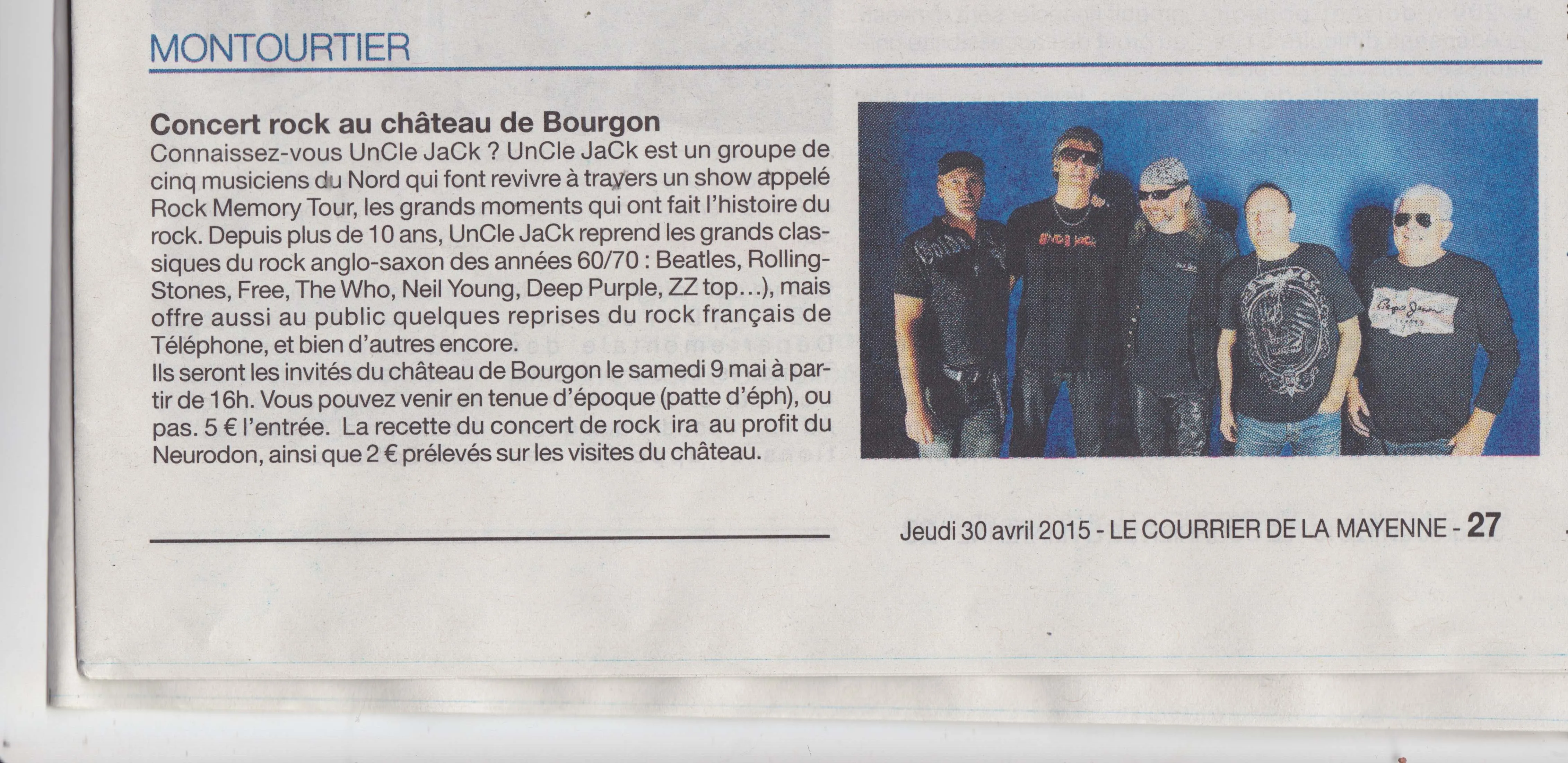 CDLM rock annonce