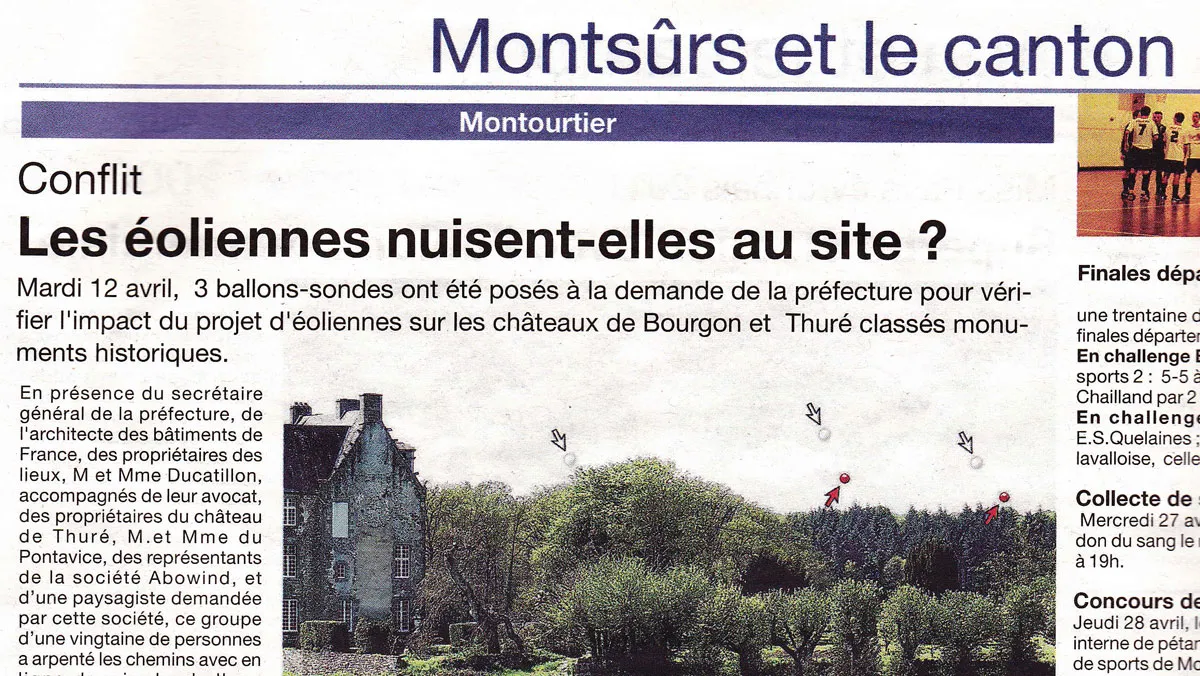 Les éoliennes nuisent-elles au site ?
