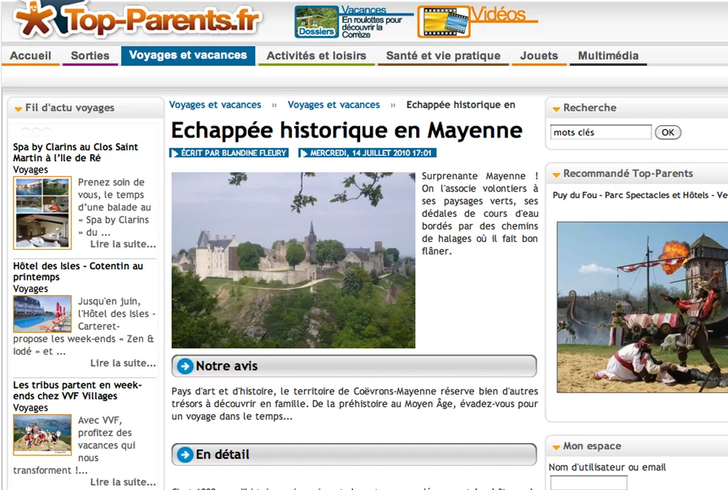 Échappée historique en Mayenne