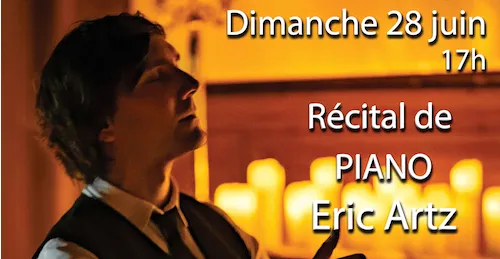 Concert de piano avec Eric ARTZ le 28 juin 2020 à 17h au château de Bourgon à Montourtier