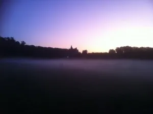 Brume dans les douves Brume dans les douves