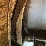 Pièce de charpente restaurée Pièce de charpente restaurée