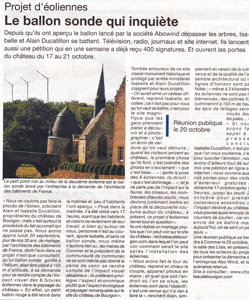 Le ballon sonde qui inquiète...