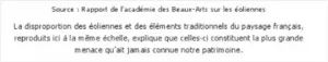Rapport des beaus arts Eoliennes