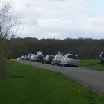 Stationnement jusqu'à la forêt vers Belgeard